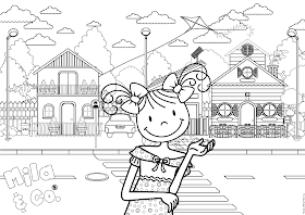 O mundo colorido: Desenhos da Mila e Co Para Imprimir e Colorir